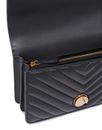 PINKO Love One Mini DC Sheep Nappa Chevron S Black - Antique Gold
