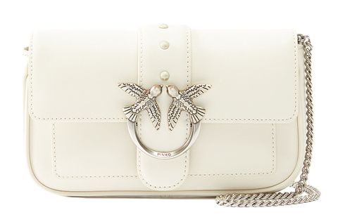 PINKO Love One Pocket C White - Old Silver