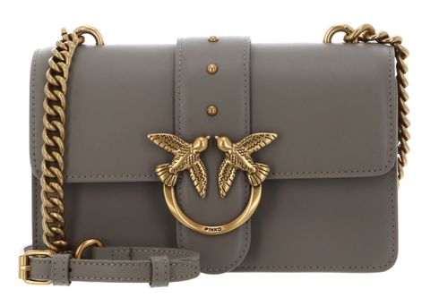 PINKO Love One Mini CL S Walnut - Antique Gold
