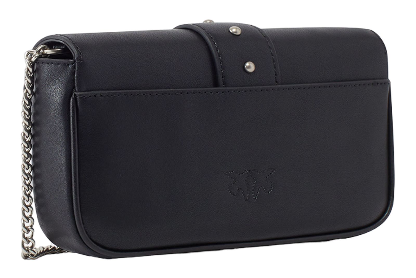 PINKO Love One Pocket C Black - Old Silver PINKO Love One Pocket C Black - Old Silver