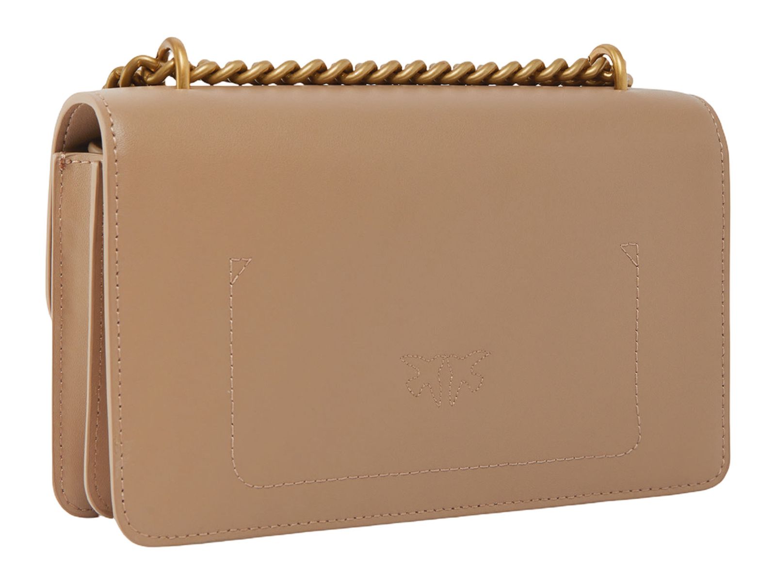 PINKO Love One Mini DC S Ginger Biscuit - Antique Gold PINKO Love One Mini DC S Ginger Biscuit - Antique Gold