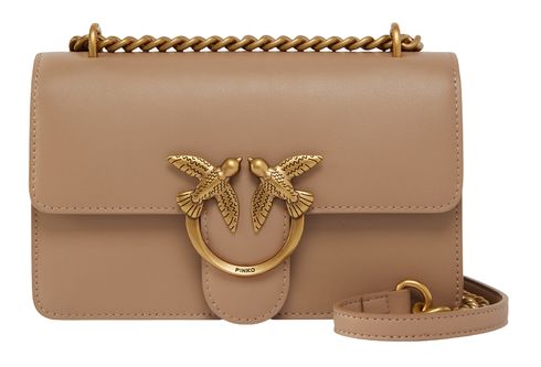 PINKO Love One Mini DC S Ginger Biscuit - Antique Gold