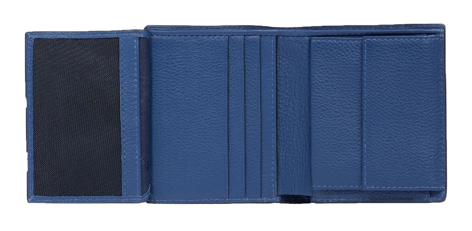PIQUADRO Than Vertical Men's Wallet with Coin Pocket RFID Blue PIQUADRO Than Vertical Men's Wallet with Coin Pocket RFID Blue