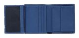 PIQUADRO Than Vertical Men's Wallet with Coin Pocket RFID Blue