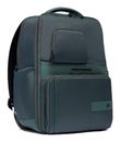 PIQUADRO Wollem Computer Backpack Expandable With USB Dark Green PIQUADRO Wollem Computer Backpack Expandable With USB Dark Green