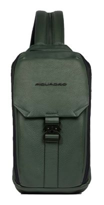 PIQUADRO Than Mono Sling Bag Green