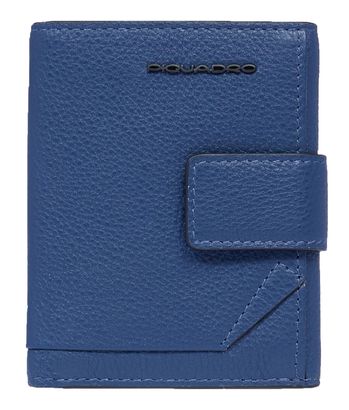 PIQUADRO Than Pocket Trifold RFID Blue