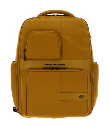PIQUADRO Wollem Computer Backpack Expandable With USB Yellow
