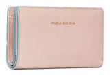 PIQUADRO Blue Square Women's Bifold Wallet RFID M Pink PIQUADRO Blue Square Women's Bifold Wallet RFID M Pink