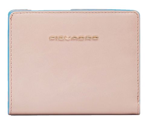 PIQUADRO Blue Square Women's Bifold Wallet RFID S Pink