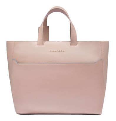 PIQUADRO Blue Square Shopping Bag 15,6" Pink