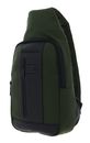 PIQUADRO Brief2 Special Mono Sling Bag Dark Green PIQUADRO Brief2 Special Mono Sling Bag Dark Green