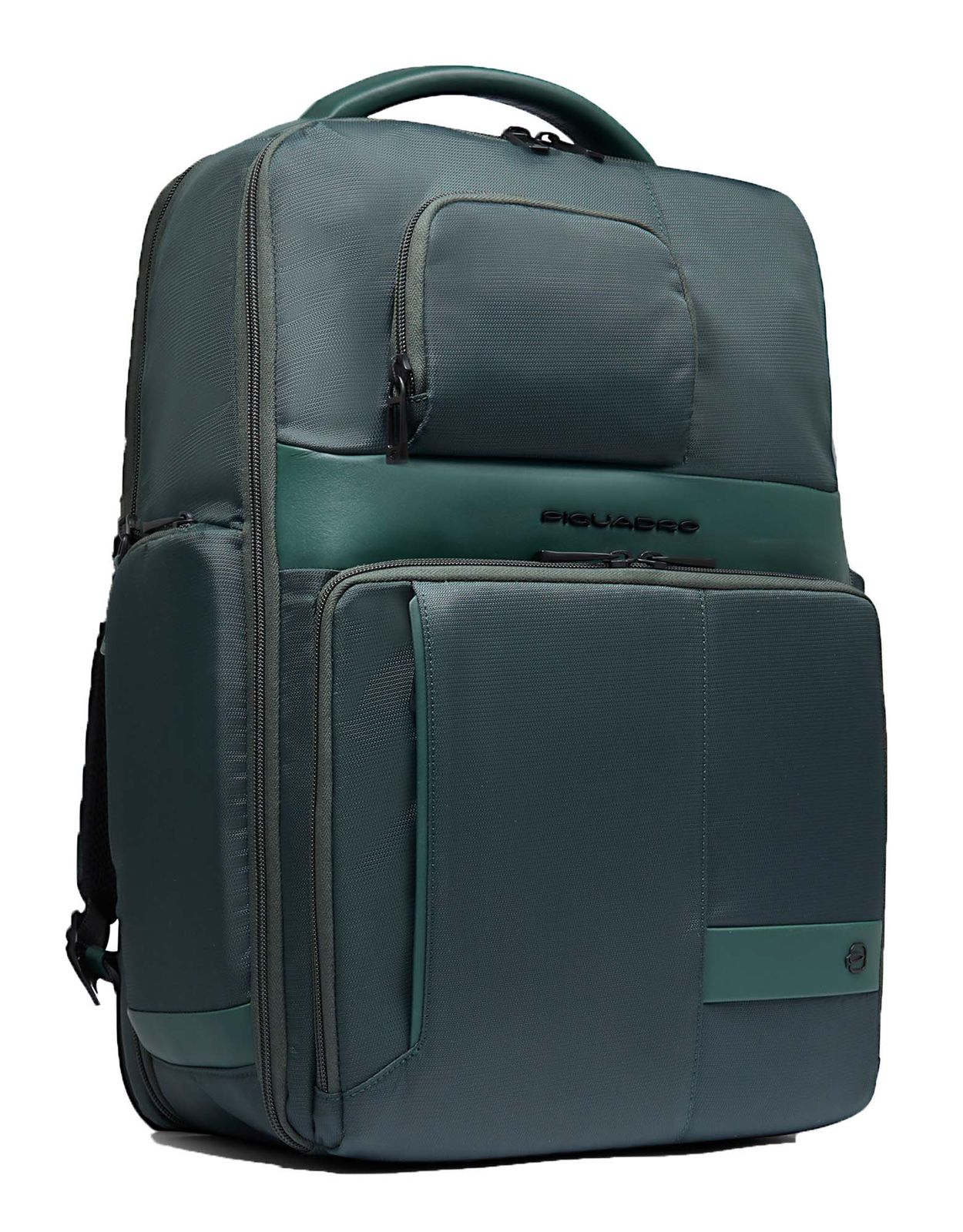 PIQUADRO Wollem Travel Backpack 17" Expandable Dark Green PIQUADRO Wollem Travel Backpack 17" Expandable Dark Green