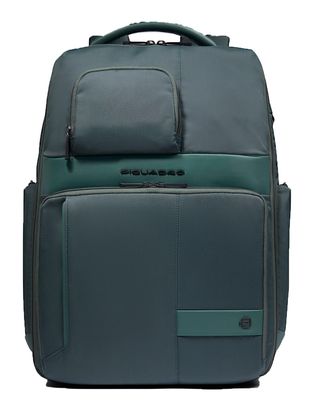 PIQUADRO Wollem Travel Backpack 17" Expandable Dark Green