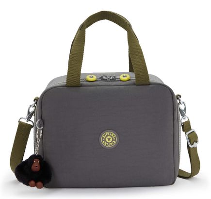 kipling Back To School Print Miyo Lunchbox Back To Grey