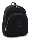 kipling Charm + Delia Backpack Black Rose Spice