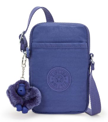 kipling Classic Tally Phone Bag Ocean Blue