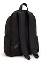 kipling Elevated Jacquard Delia Backpack M Black Signature Jacquard