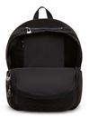 kipling Elevated Jacquard Delia Backpack M Black Signature Jacquard