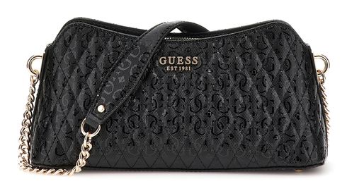 GUESS Betula Top Zip Shoulder Bag Black