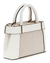 GUESS Andela Mini Satchel Bag Natural / Cream White GUESS Andela Mini Satchel Bag Natural / Cream White