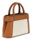 GUESS Andela Mini Satchel Bag Natural / Cognac GUESS Andela Mini Satchel Bag Natural / Cognac