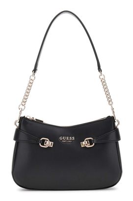 GUESS Lorelei Top Zip Shoulder Bag Black