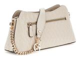 GUESS Betula Top Zip Shoulder Bag Taupe GUESS Betula Top Zip Shoulder Bag Taupe