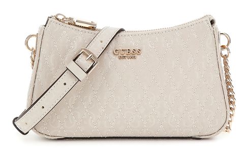 GUESS Betula Mini Crossbody Top Zip Taupe