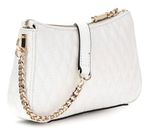 GUESS Betula Mini Crossbody Top Zip White