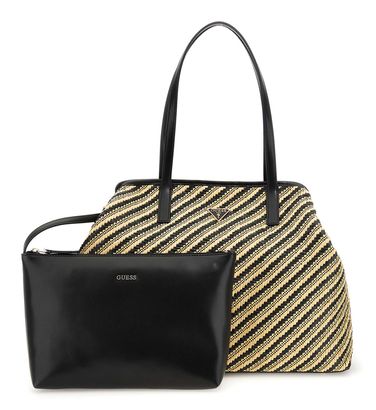 GUESS Vikky II Two In One Tote Bag L Natural / Black