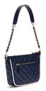 GUESS Cruise Vibe Top Zip Shoulder Bag Navy / White GUESS Cruise Vibe Top Zip Shoulder Bag Navy / White