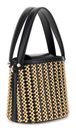 GUESS Atalia Crossbody Bucket Bag Natural / Black GUESS Atalia Crossbody Bucket Bag Natural / Black