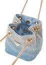GUESS Zalina Mini Pouch Powder Blue GUESS Zalina Mini Pouch Powder Blue