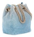 GUESS Zalina Mini Pouch Powder Blue GUESS Zalina Mini Pouch Powder Blue