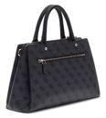 GUESS Zamira Luxury Satchel Coal Logo GUESS Zamira Luxury Satchel Coal Logo