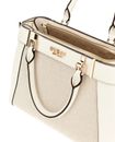 GUESS Anadela Three Compartment Satchel Bag Natural / Cream White