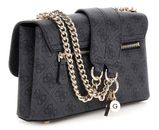 GUESS Eco Erica Convertible Xbody Flap Bag Coal Logo GUESS Eco Erica Convertible Xbody Flap Bag Coal Logo