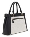 GUESS Anadela Three Compartment Satchel Bag Natural / Black