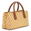 GUESS Simona Satchel Bag Natural / Cognac GUESS Simona Satchel Bag Natural / Cognac