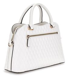★Guess ★Betula Satchel★関税込★ GUESS handbag Betula Satchel White | Buy bags, purses