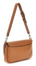 GUESS Circe Flap Shoulder Bag Cognac