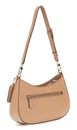 GUESS Noelle Top Zip Shoulder Bag Beige