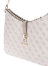 GUESS Zamira Hobo Shoulder Bag Dark Taupe Logo GUESS Zamira Hobo Shoulder Bag Dark Taupe Logo