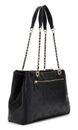 GUESS Cresidia Status Shoulder Satchel Bag Black GUESS Cresidia Status Shoulder Satchel Bag Black