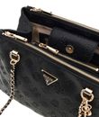 GUESS Cresidia Status Shoulder Satchel Bag Black GUESS Cresidia Status Shoulder Satchel Bag Black