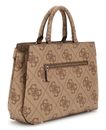 GUESS Lorelei Girlfriend Satchel Latte Logo