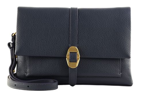 COCCINELLE Dorian Handbag Grained Leather Midnight Blue
