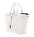 COCCINELLE Flores Handbag Grained Leather S Blanco COCCINELLE Flores Handbag Grained Leather S Blanco