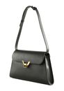 COCCINELLE Dorian Handbag Grained Leather Noir COCCINELLE Dorian Handbag Grained Leather Noir